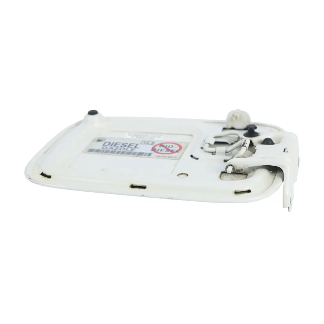 VW Caddy III 2K Fuel Tank Filler Flap Cover Cap Candy White - B9A F9E - SKU 2K0809905E-CWH - Part number 2K0809905E