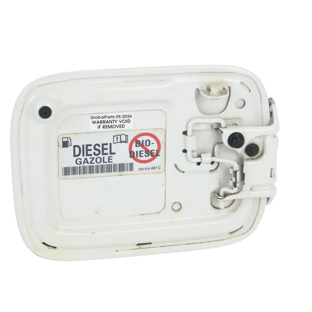Volkswagen Caddy III 2K Sportello Tappo Serbatoio Carburante Bianco - SKU 2K0809905E-CWH - Numero di parte 2K0809905E
