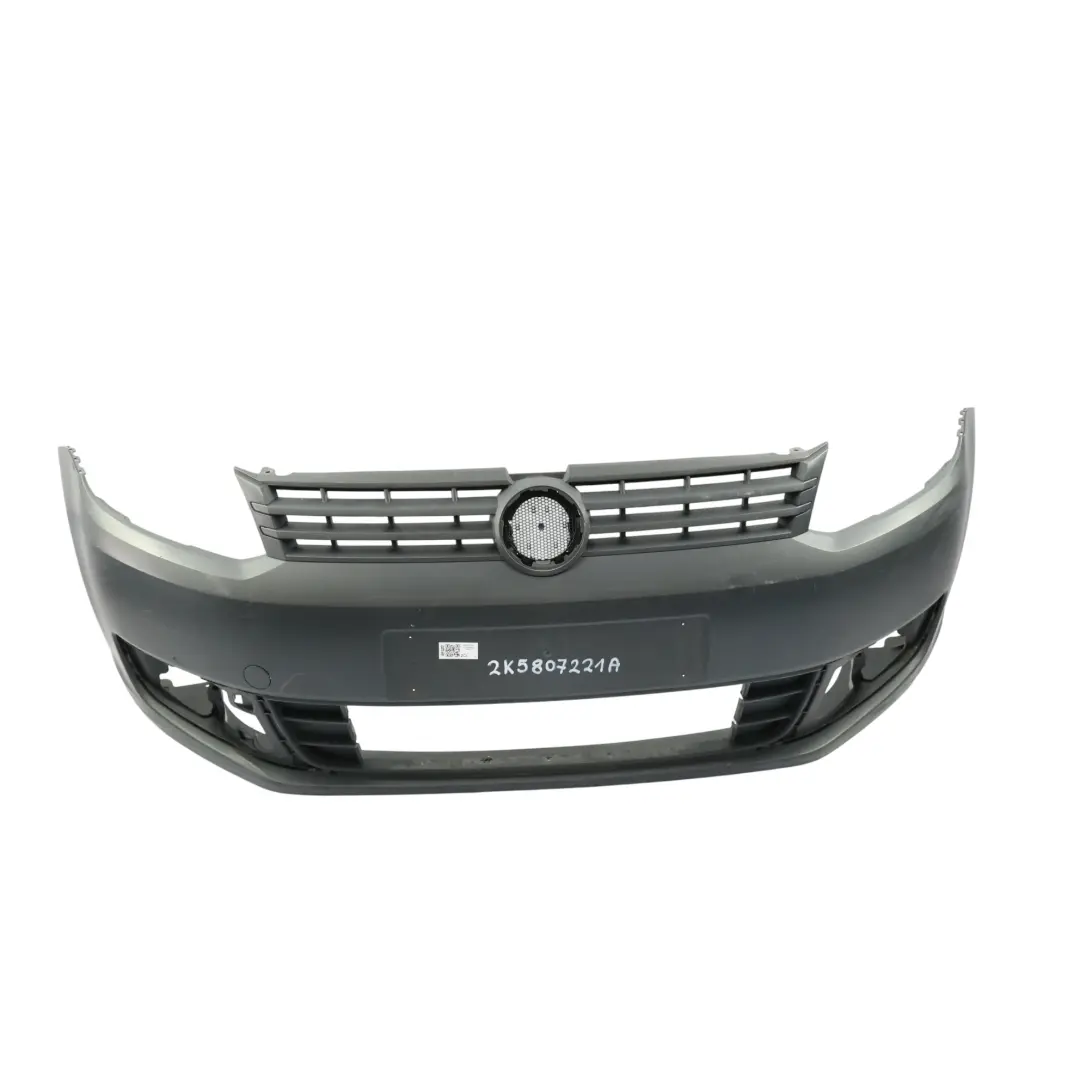 Volkswagen Caddy 2K Front Bumper Cover Panel Primed Textured - SKU 2K5807221A - Part number 2K5807221A