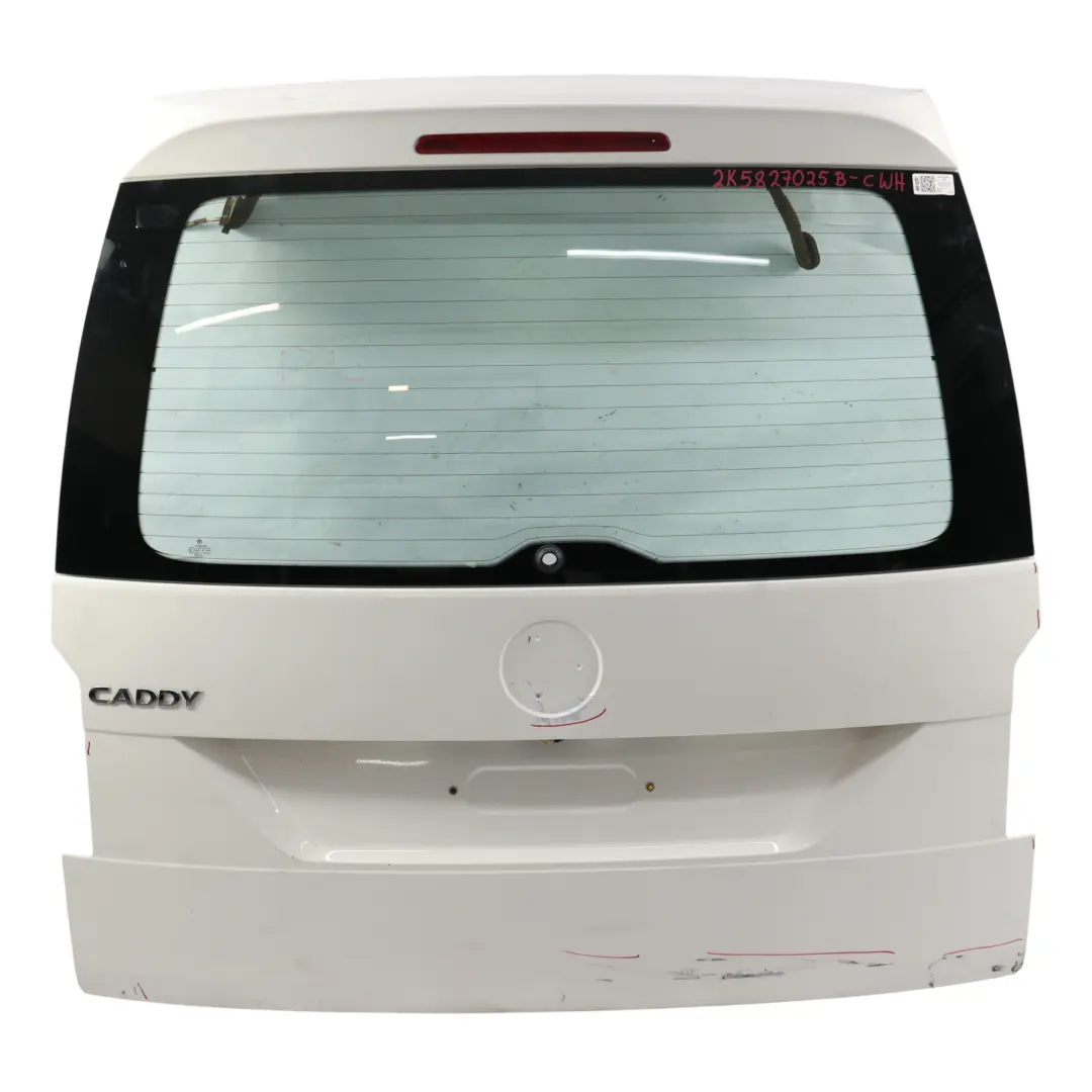 2K Klapa Bagażnika Tył Candy White Biały - F9E do Volkswagen VW Caddy o numerze 2K5827025B Volkswagen VW Caddy 2K Klapa Bagażnika Tył Candy White Biały - F9E - SKU 2K5827025B-CAN - Numer Części 2K5827025B