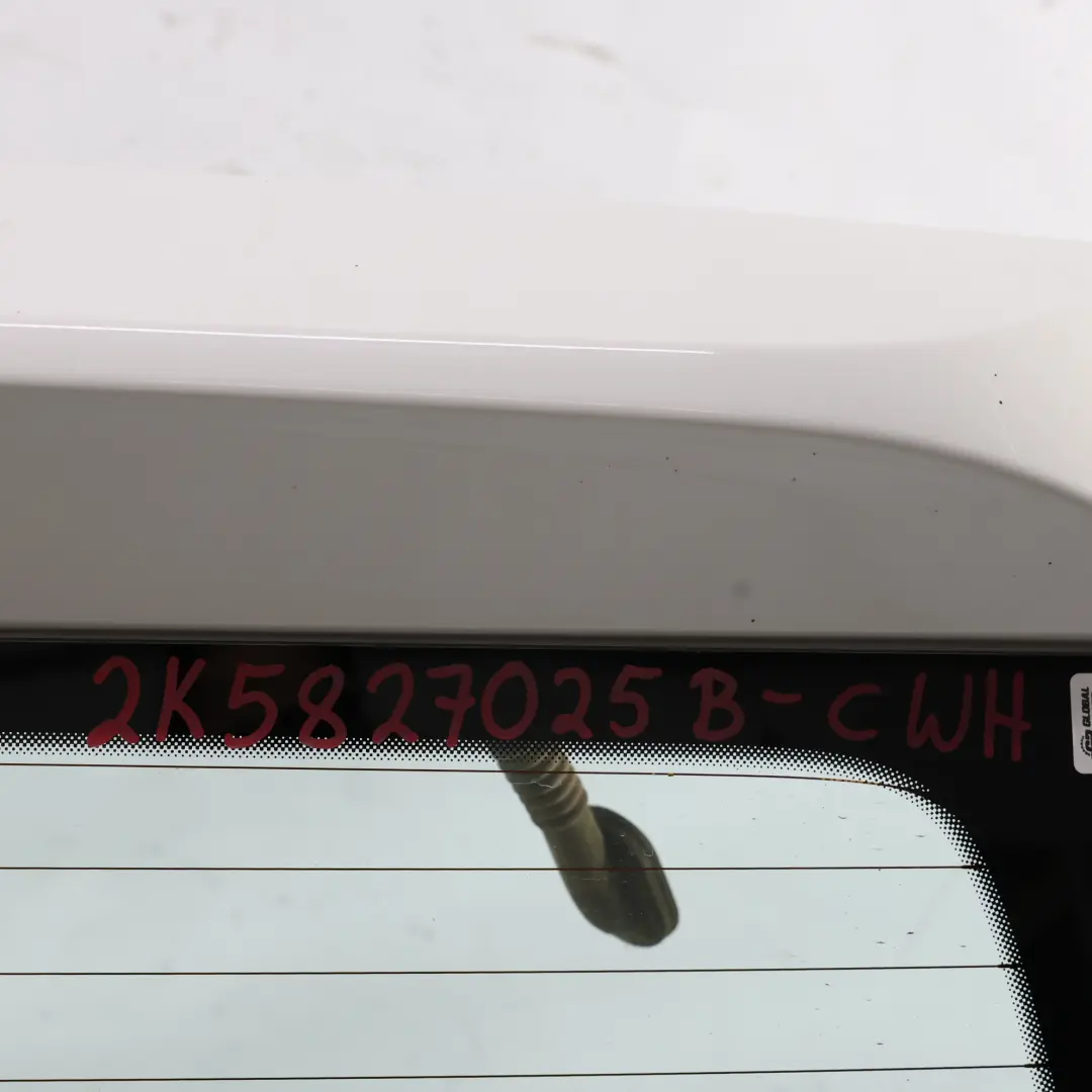 Volkswagen VW Caddy 2K Boot Trunk Lid Tailgate Rear Candy White - F9E - SKU 2K5827025B-CAN - Part number 2K5827025B