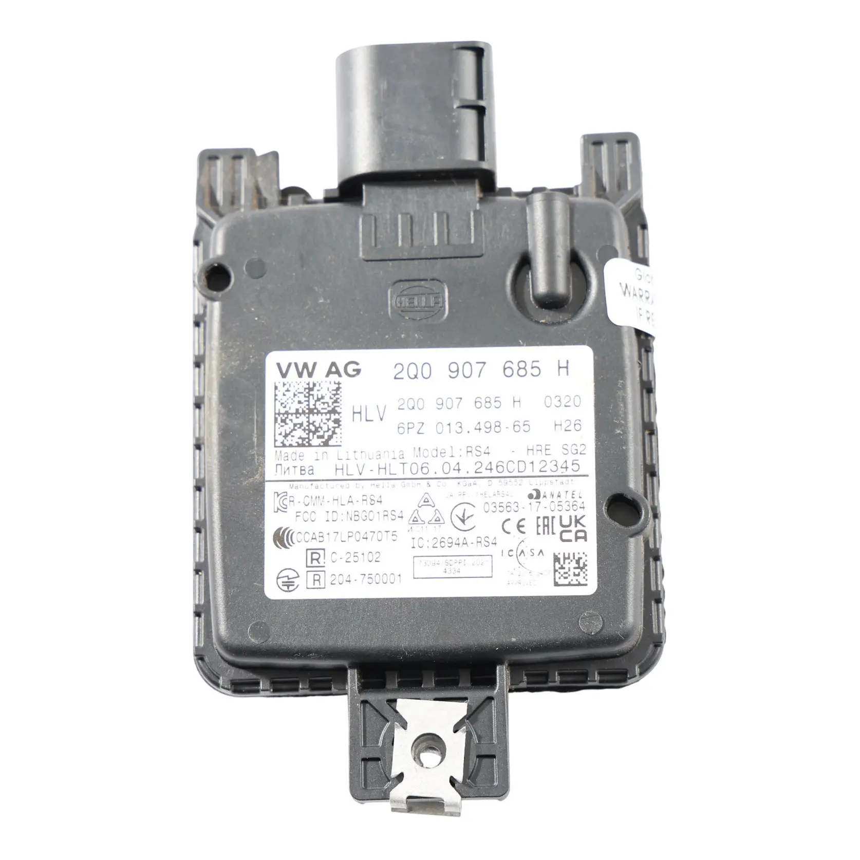 Audi A3 8Y Unidad Control Punto Ciego Asistente Carril 2Q0907685H