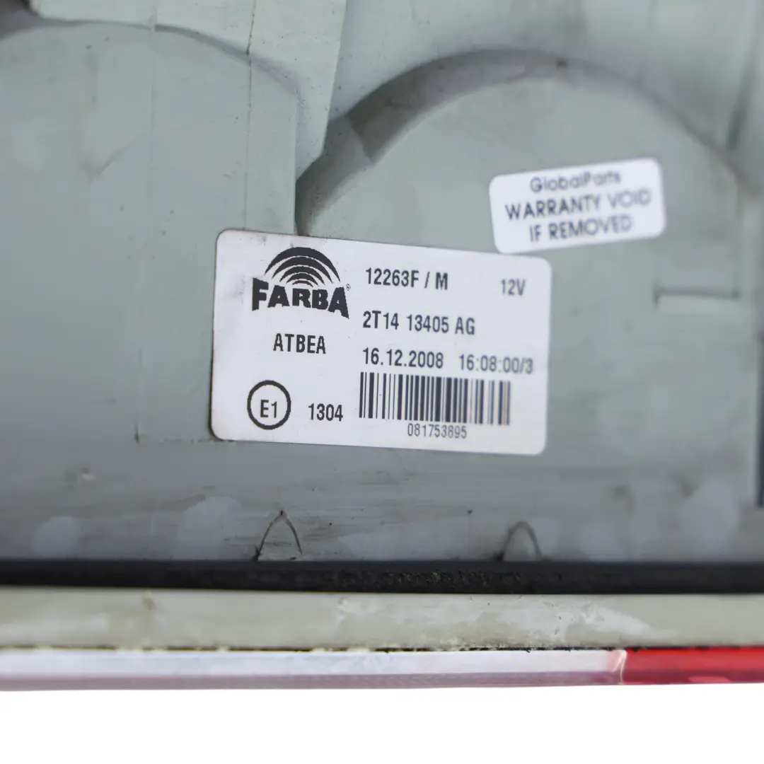 Mk1 Luz Trasera Piloto Izquierdo para Ford Transit Connect con número de pieza 2T14-13405-AG Ford Transit Connect Mk1 Luz Trasera Piloto Izquierdo - SKU 2T14-13405-AG - Número de pieza 2T14-13405-AG