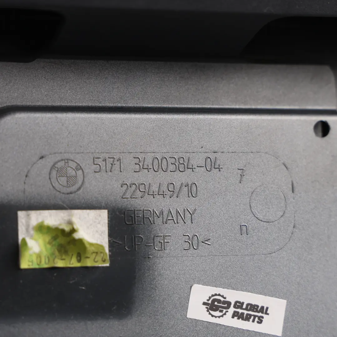 Spoiler Upper Trunk Lid Roof Silbergrau Metallic - A08 3400384 to BMW X3 E83 Rear with Part number 3413286 BMW X3 E83 Rear Spoiler Upper Trunk Lid Roof Silbergrau Metallic - A08 3400384 - SKU 3413286-SBG - Part number 3413286