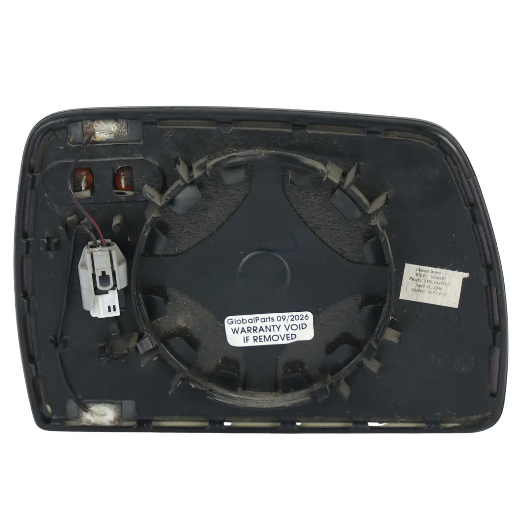 BMW X3 E83 Mirror Glass Heated Auto Dimming Wide Angle Left N/S - SKU 3418485 - Part number 3418485