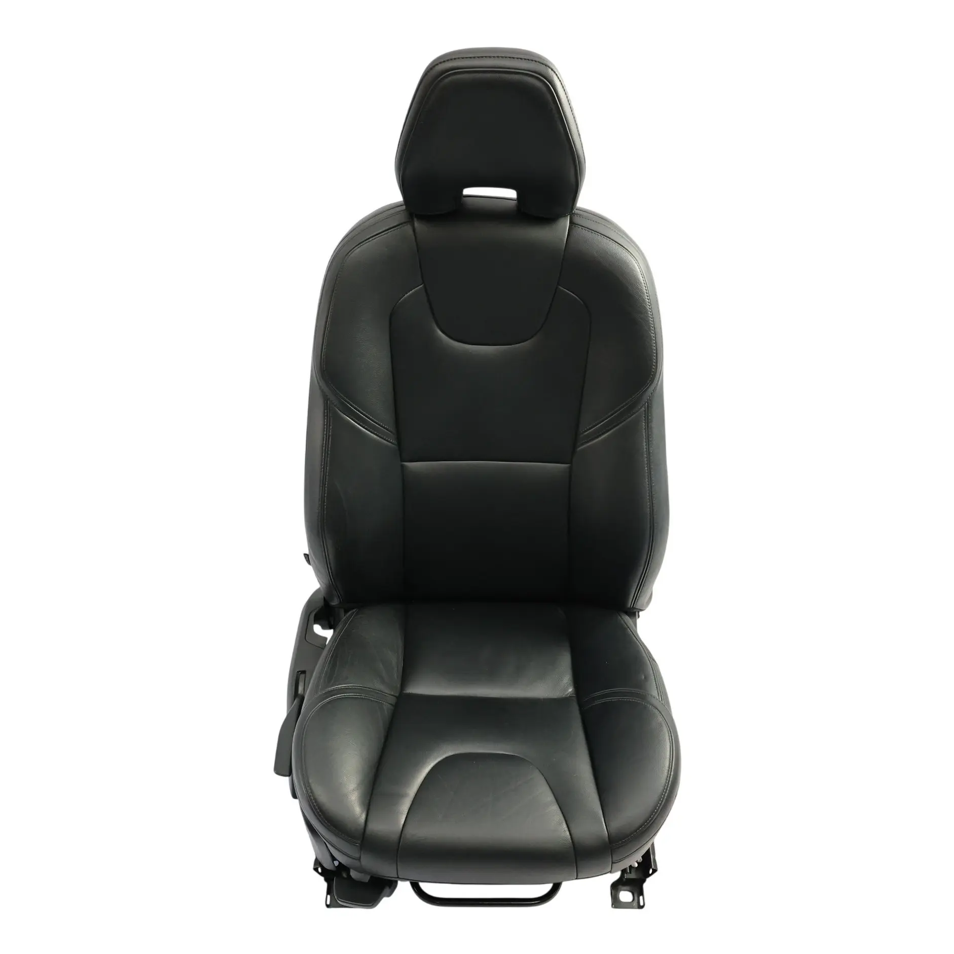 Volvo V40 Mk2 Asiento Delantero Derecho Cuero Negro Antracita