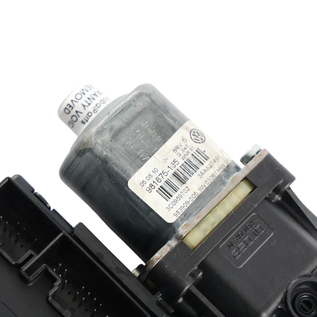 Volkswagen Passat B6 Door Window Lifter Regulator Motor Front Lefy N/S - SKU 3AA998702 - Part number 3AA998702