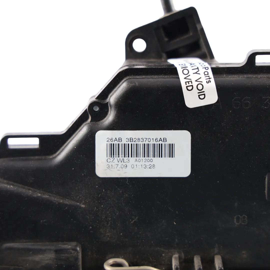 Mk2 Door Lock Latch Catch Mechanism Front Right O/S to Skoda Fabia 5J with Part number 3B2837016AB Skoda Fabia 5J Mk2 Door Lock Latch Catch Mechanism Front Right O/S - SKU 3B2837016AB-1 - Part number 3B2837016AB