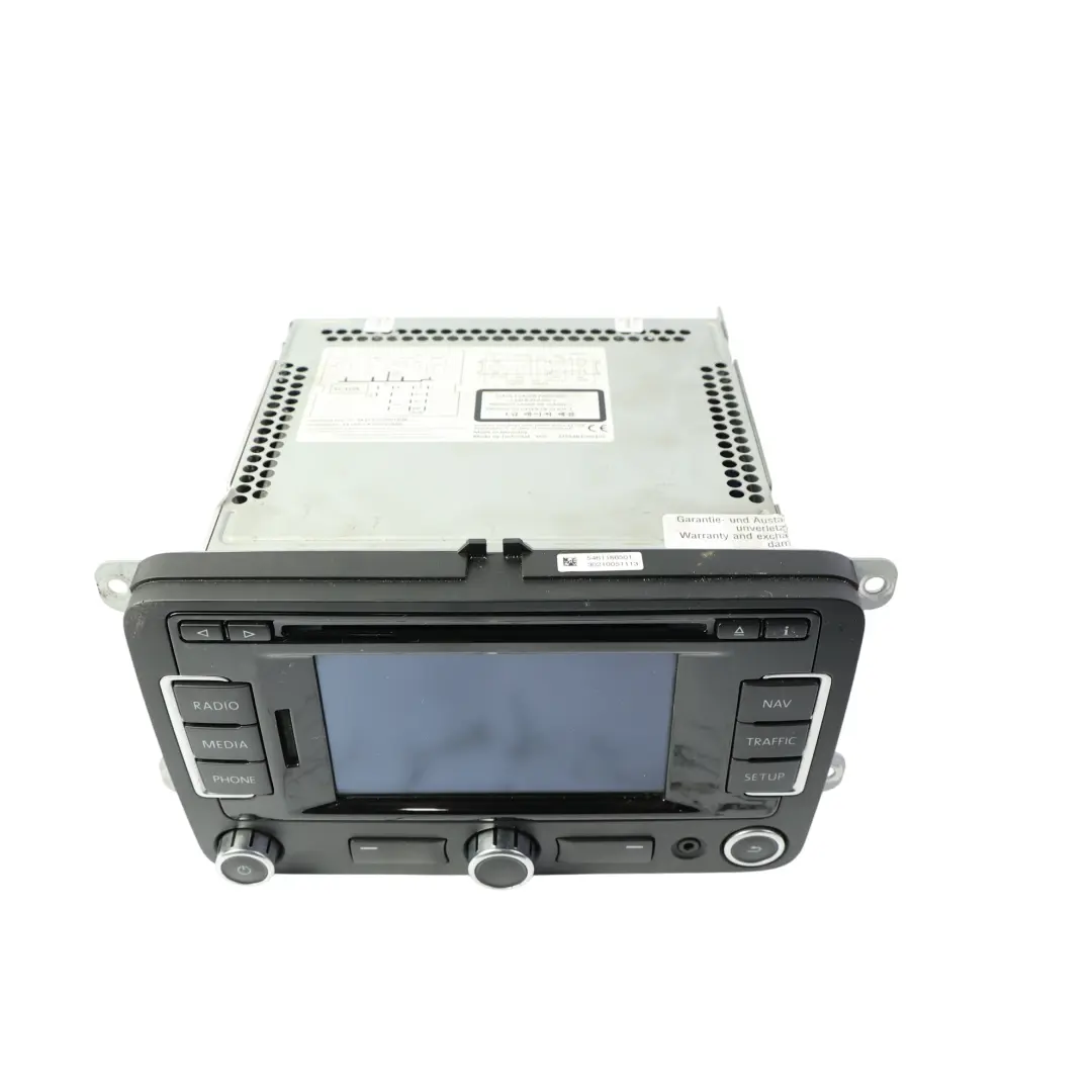 VW Volkswagen Passat B7 CC Beetle Radio Sat Navigation Head Unit - SKU 3C0035279C - Part number 3C0035279C