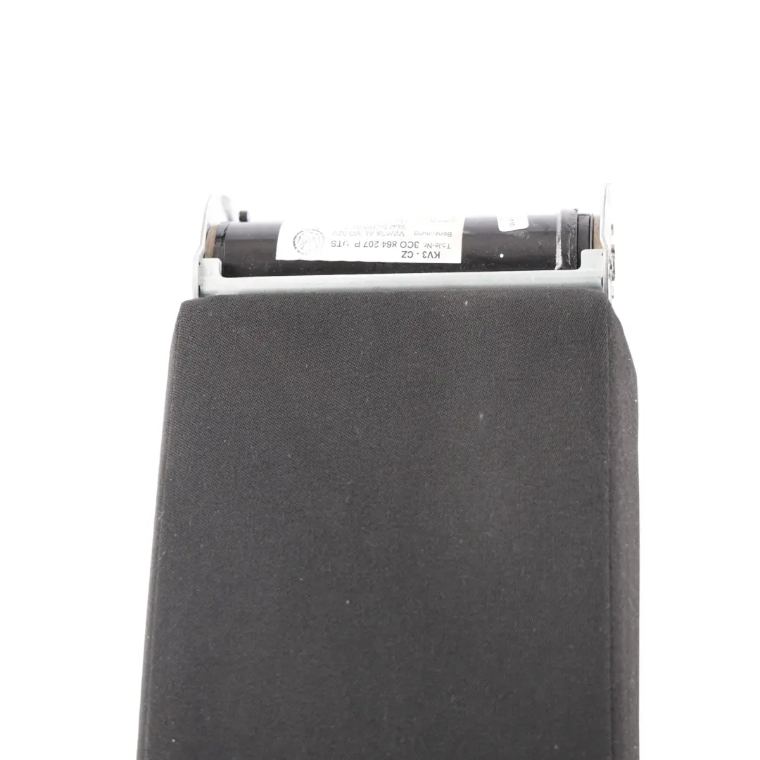 Volkswagen Passat B6 Front Centre Console Armrest Black Fabric - SKU 3C0864207P - Part number 3C0864207P