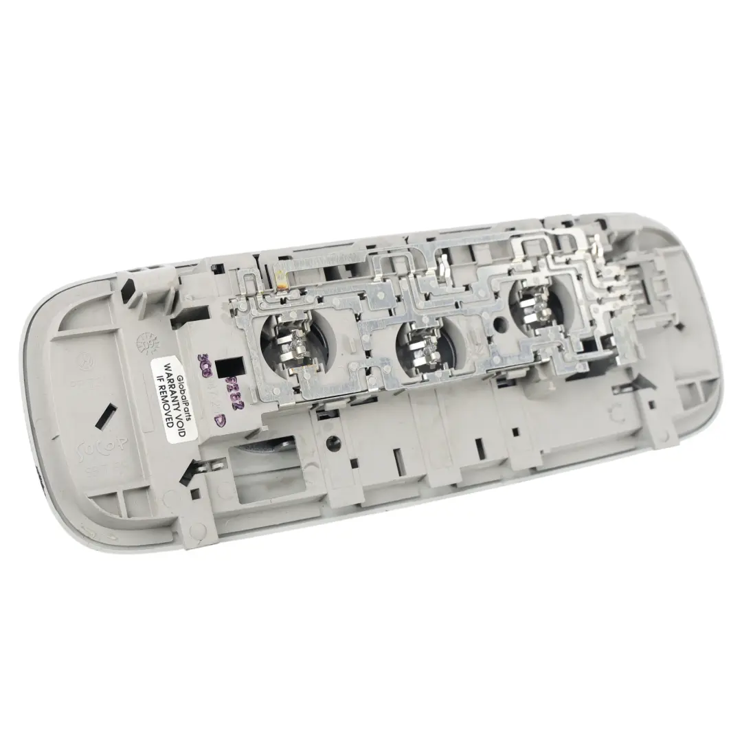 Volkswagen Golf Mk6 Interior Roof Light Rear Reading Lamp Pearl Grey - SKU 3C0947291D-2 - Part number 3C0947291D