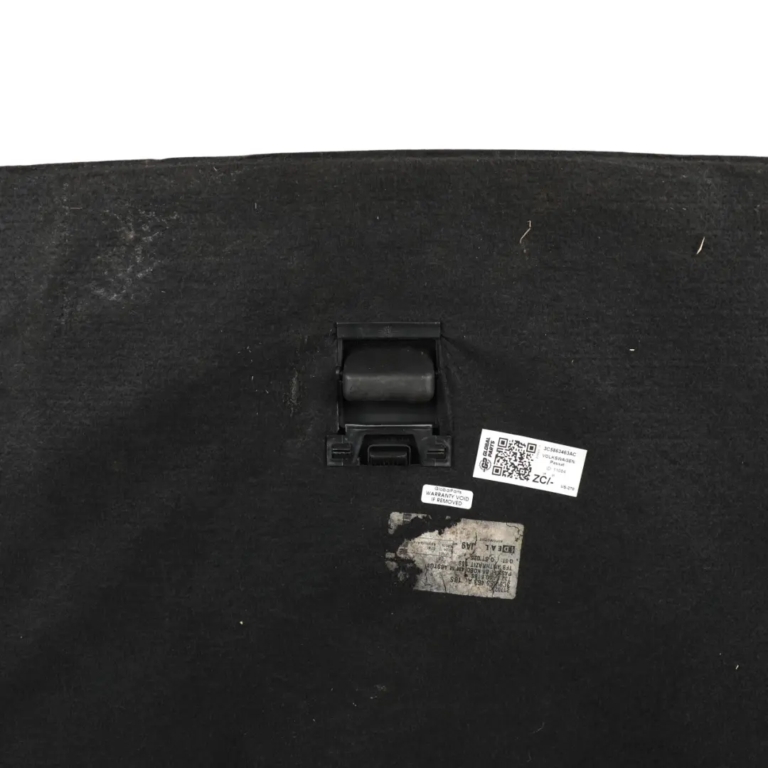Volkswagen Passat B6 B7 Saloon Boot Trunk Floor Carpet Liner - SKU 3C5863463AC - Part number 3C5863463AC