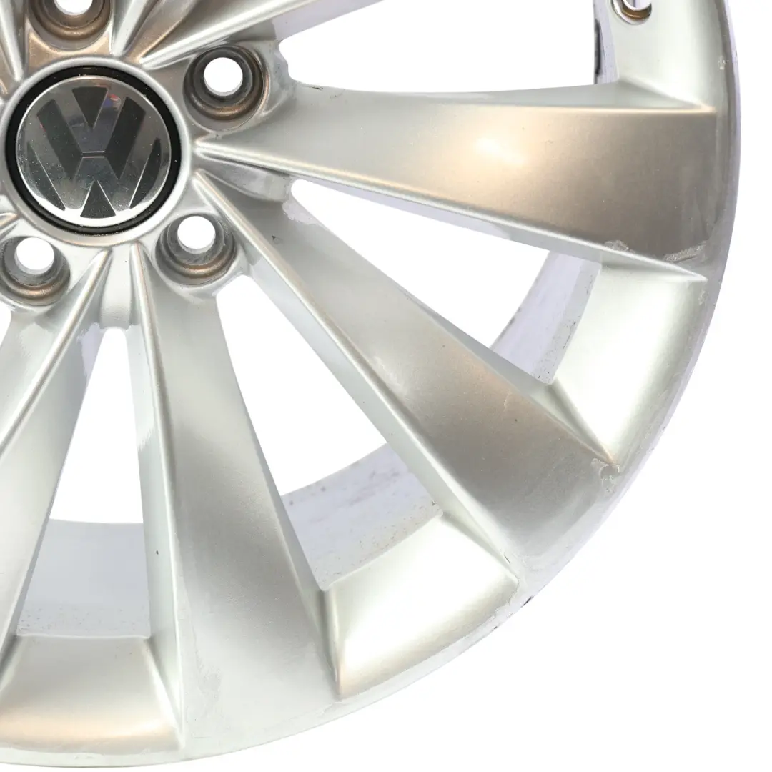 Volkswagen Scirocco Mk3 Silver Wheel Alloy Rim 18" 8J ET:41 - SKU 3C8601025D-SL4 - Part number 3C8601025D