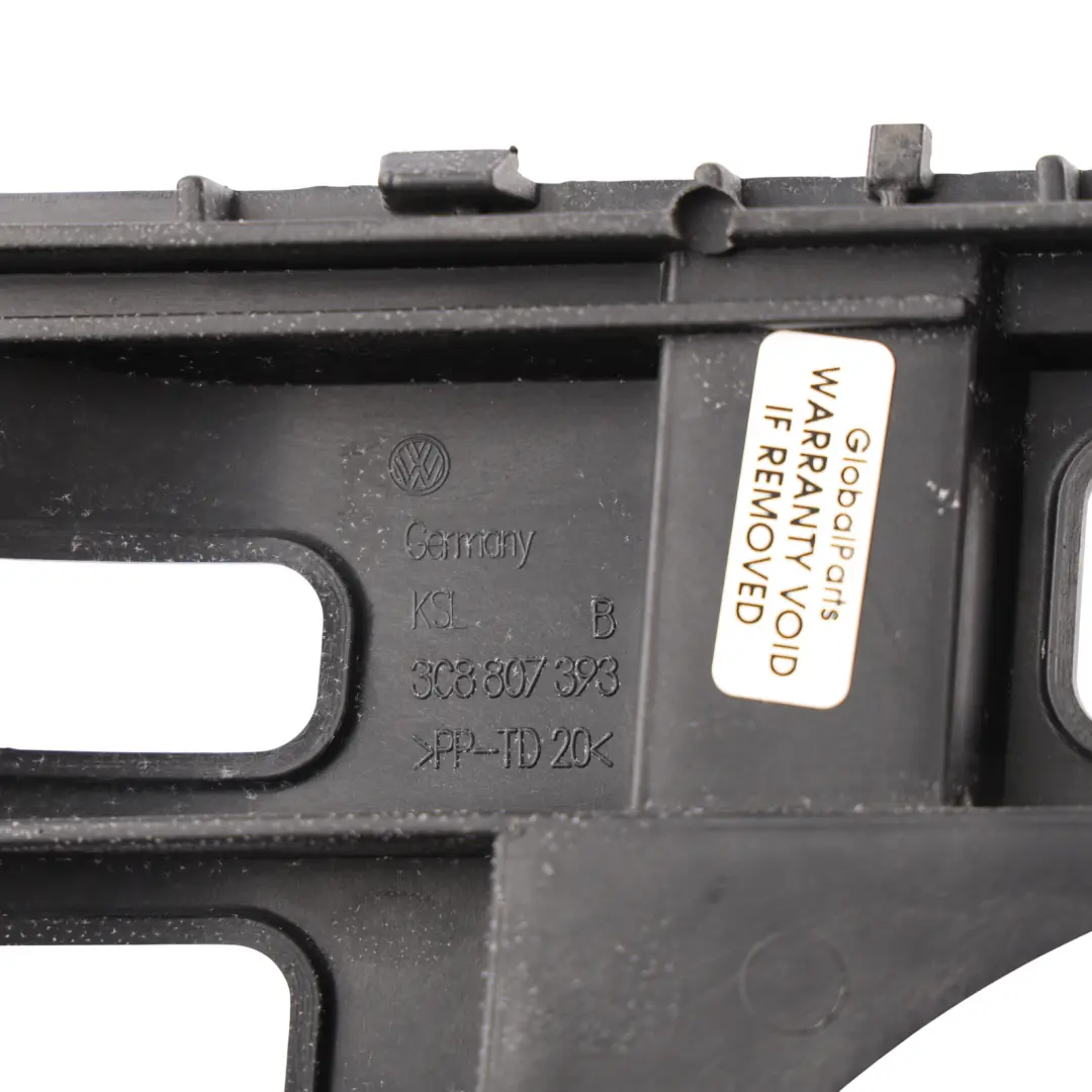 Bumper Mount Bracket Holder Left N/S to Volkswagen Passat CC Rear with Part number 3C8807393B Volkswagen Passat CC Rear Bumper Mount Bracket Holder Left N/S - SKU 3C8807393B - Part number 3C8807393B