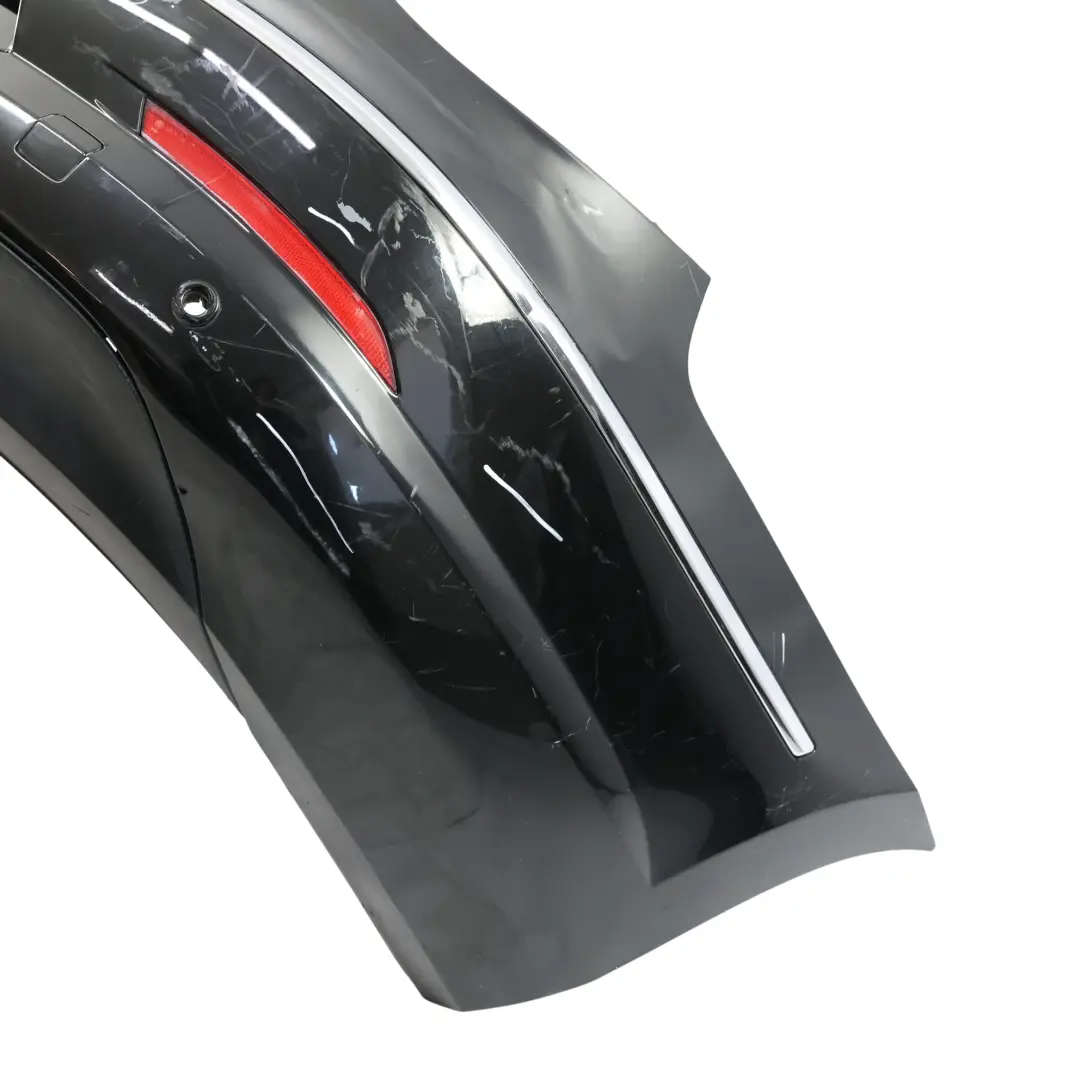 Volkswagen Passat CC Rear Bumper Trim Panel Deep Black Pearl Effect - C9X - SKU 3C8807417P-DBL - Part number 3C8807417P