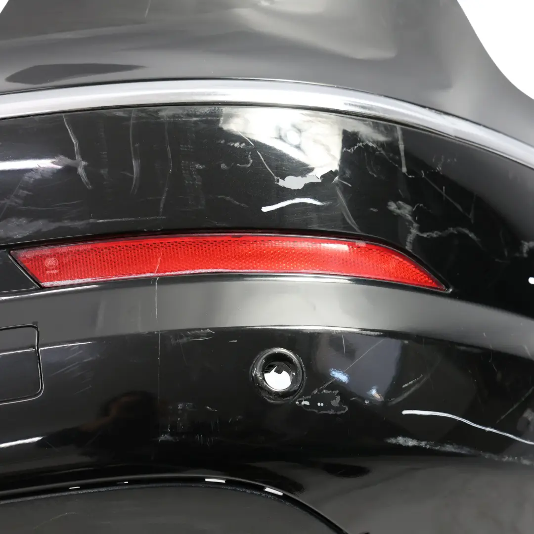 Volkswagen Passat CC Rear Bumper Trim Panel Deep Black Pearl Effect - C9X - SKU 3C8807417P-DBL - Part number 3C8807417P