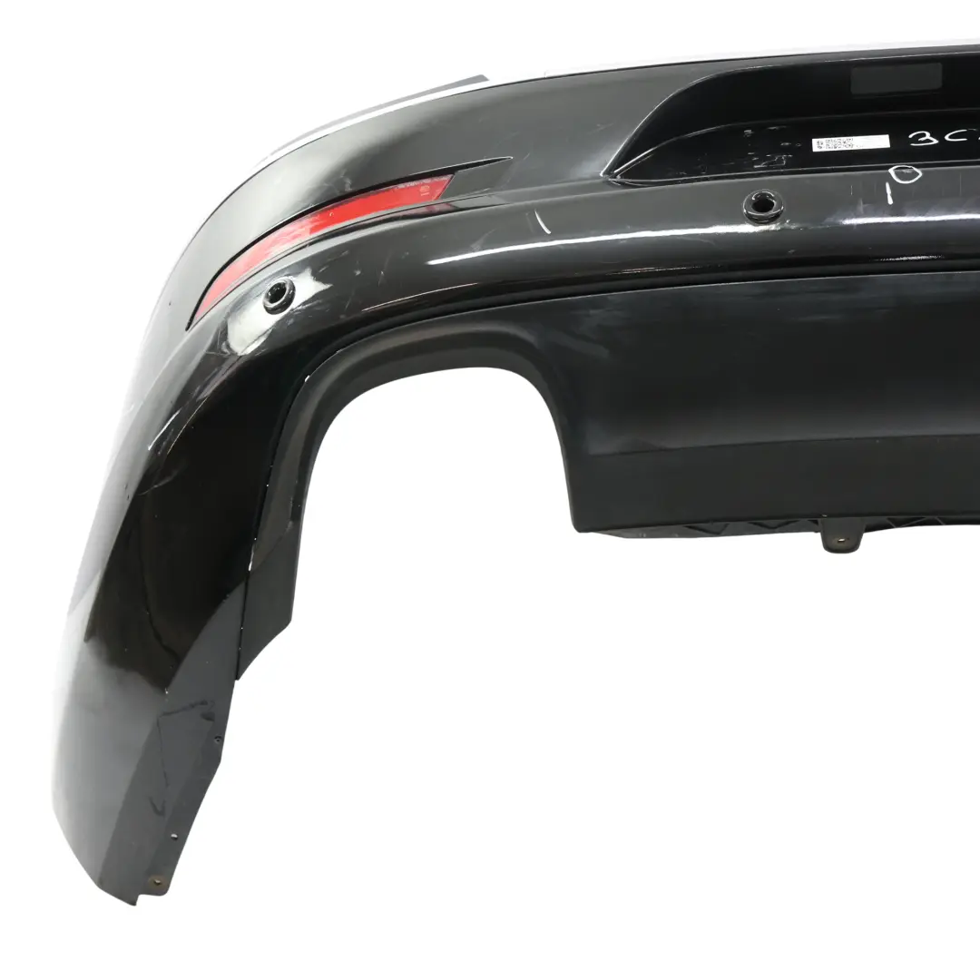 Volkswagen Passat CC Rear Bumper Trim Panel Deep Black Pearl Effect - C9X - SKU 3C8807417P-DBL - Part number 3C8807417P