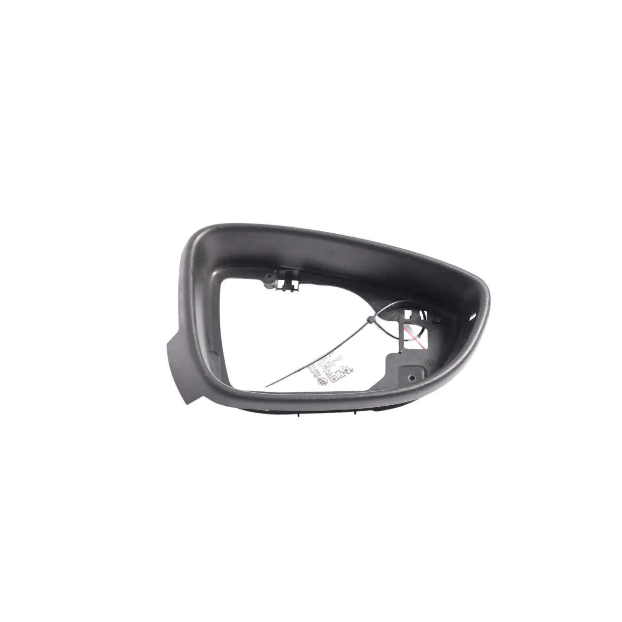 Volkswagen Passat CC Marco Anillo Retrovisor Derecho Negro Satinado 3C8857602A