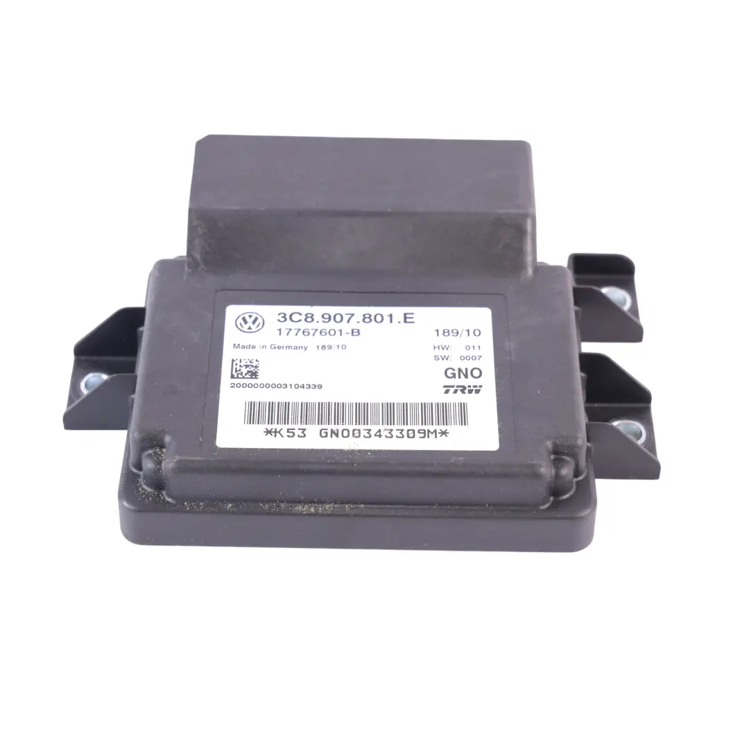 Feststellbremse Steuergerät Modul für Volkswagen Passat B6 CC mit Teilenummer 3C8907801E Volkswagen Passat B6 CC Feststellbremse Steuergerät Modul - SKU 3C8907801E - Teilenummer 3C8907801E