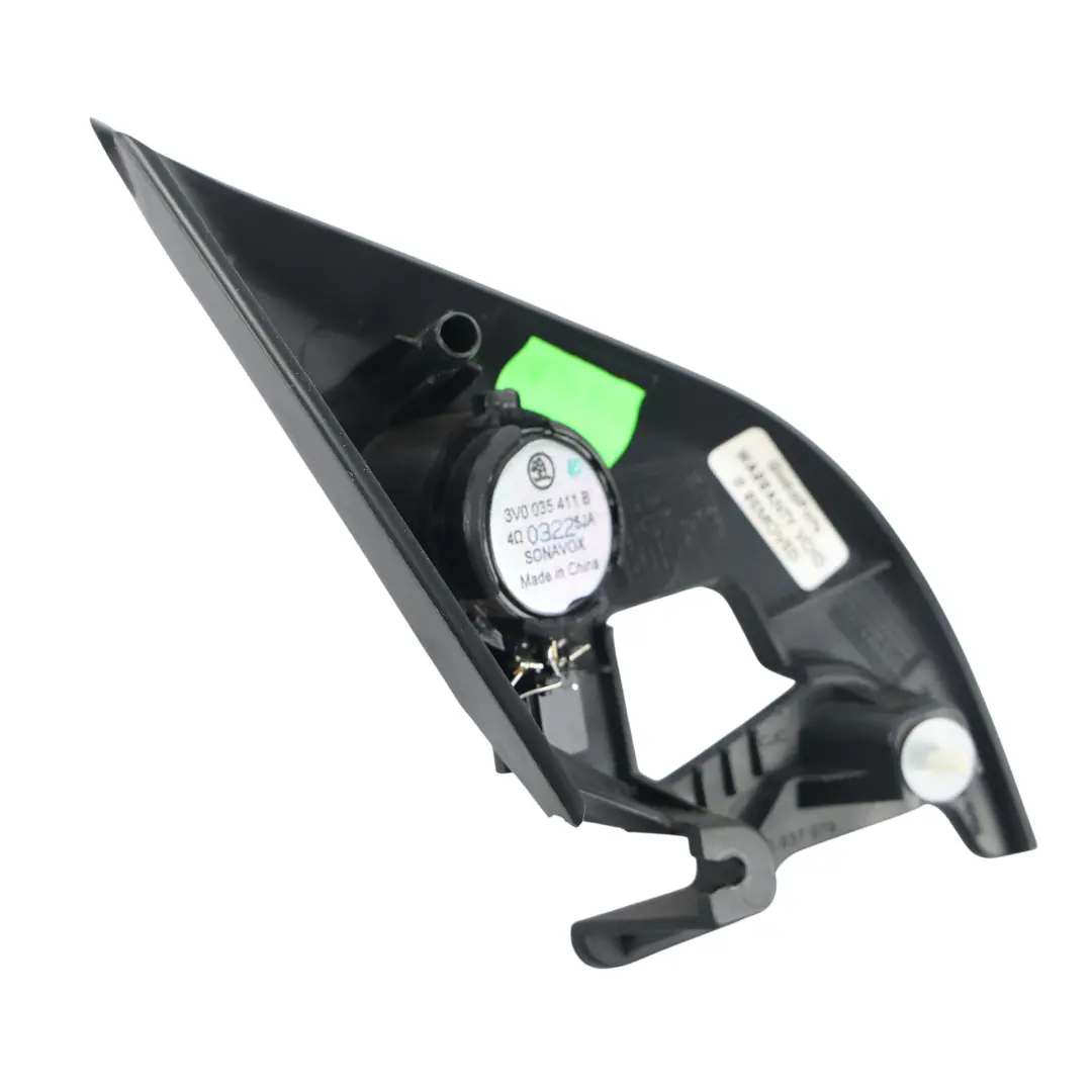 Mk3 Tweeter Speaker Triangle Cover Front Right O/S to Skoda Superb with Part number 3V0837974 Skoda Superb Mk3 Tweeter Speaker Triangle Cover Front Right O/S - SKU 3V0837974 - Part number 3V0837974