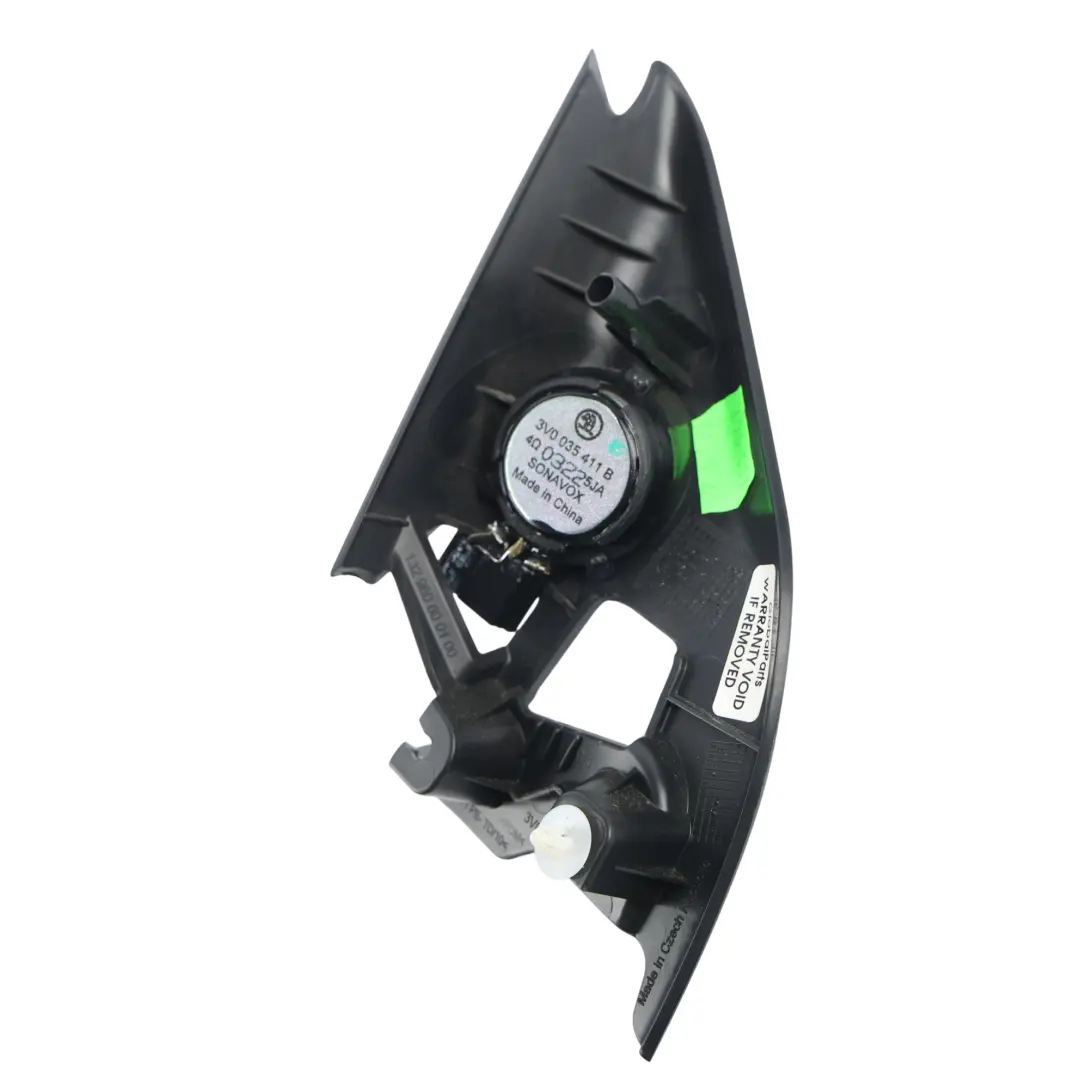 Skoda Superb Mk3 Hochtöner Lautsprecher Dreieck Abdeckung Vorne Rechts - SKU 3V0837974 - Teilenummer 3V0837974