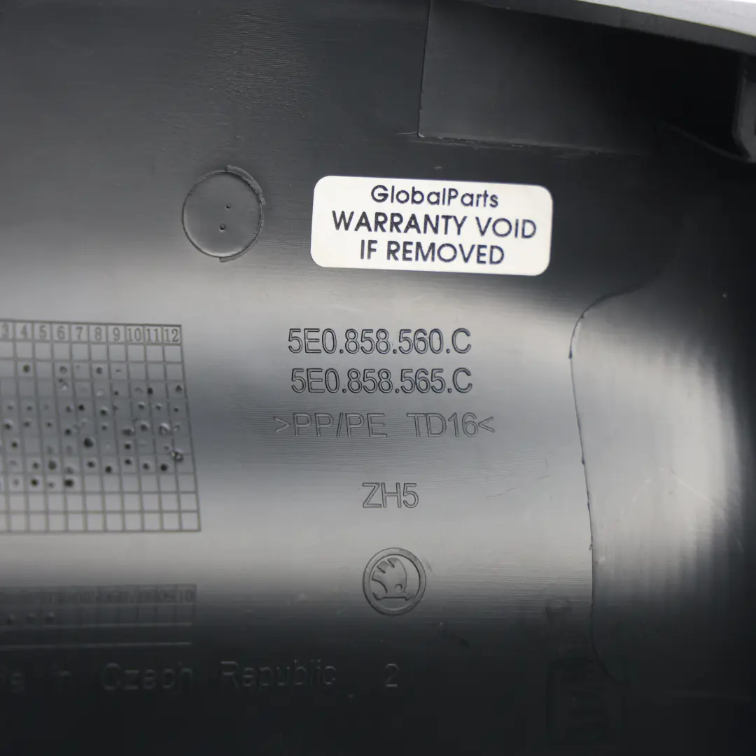 Skoda Superb Se Rivestimento Piantone Sterzo - SKU 3V0857053A - Numero di parte 3V0857053A