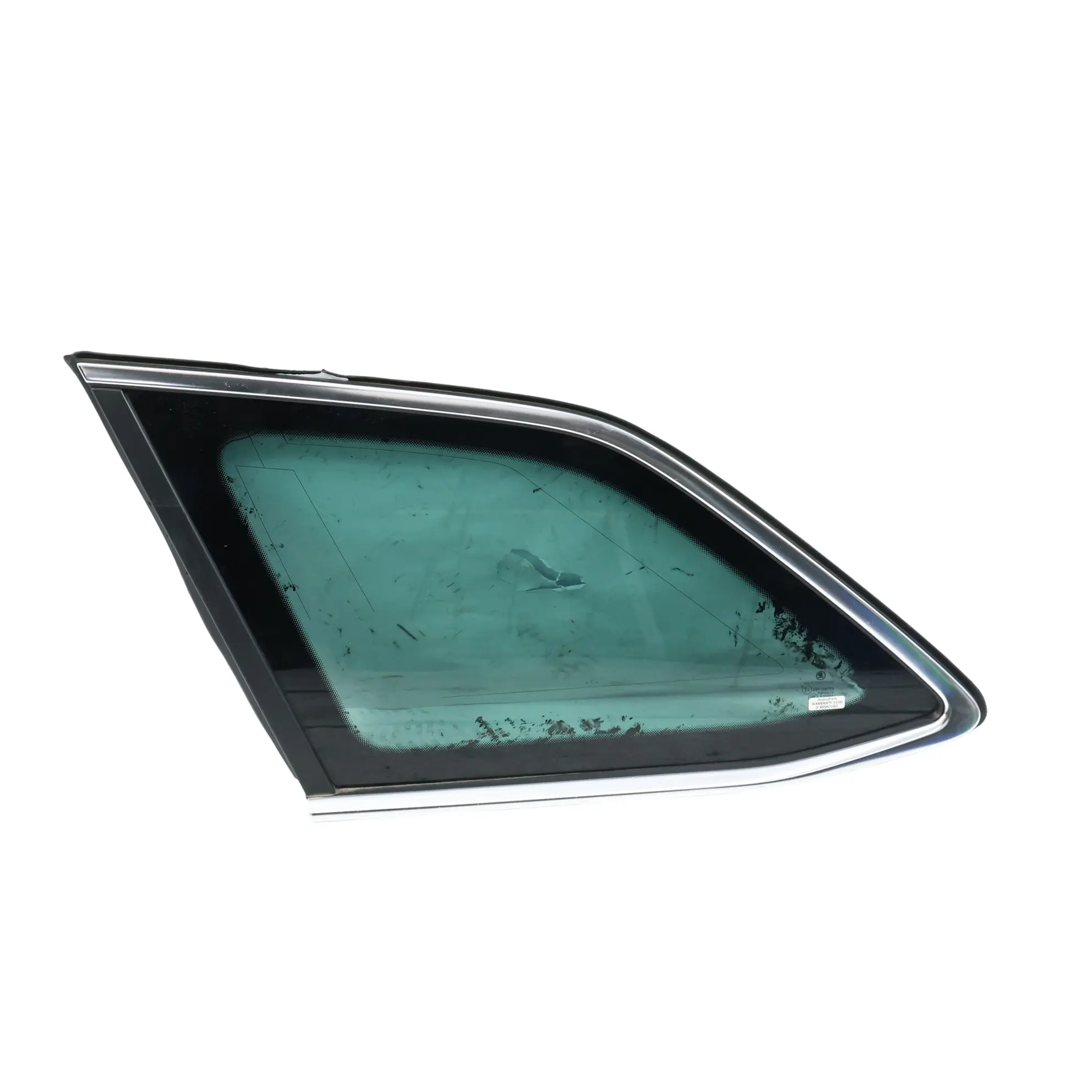 Skoda Superb 3V Luna Lateral Fija Tintada Cromo Trasera Izquierda 3V9845297L
