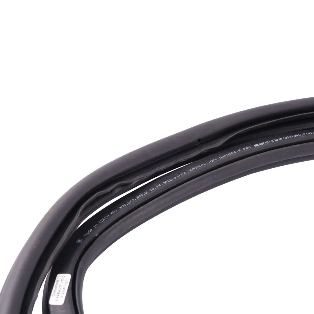 Skoda Superb Mk3 Door Seal Rubber Gasket Inner Rear Right O/S - SKU 3V9867368B - Part number 3V9867368B