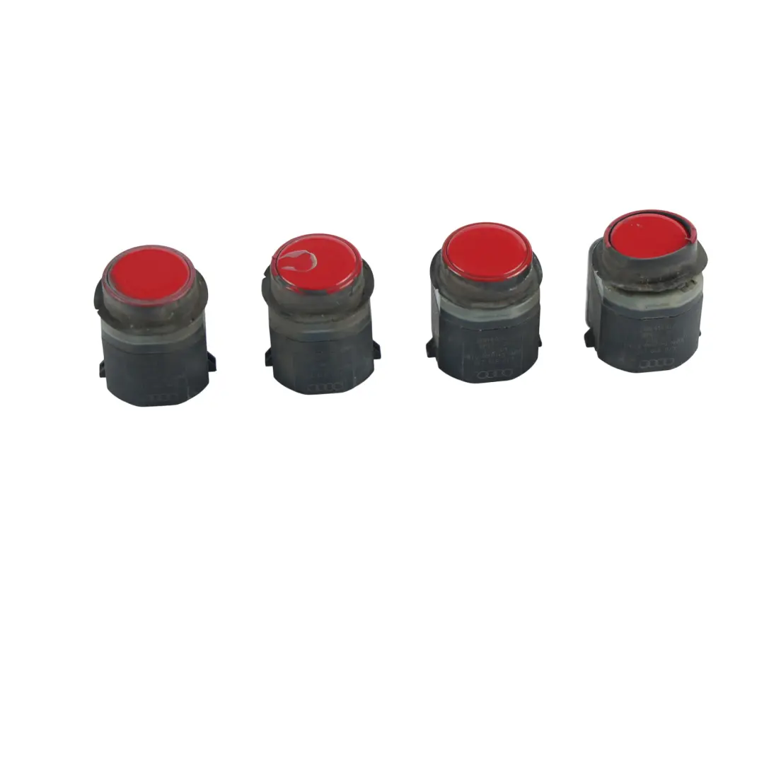 8F Rear Bumper PDC Parking Sensor SET X4 Brilliant Red - Y3J to Audi A5 with Part number 420919275 Audi A5 8F Rear Bumper PDC Parking Sensor SET X4 Brilliant Red - Y3J - SKU 420919275-BRR - Part number 420919275