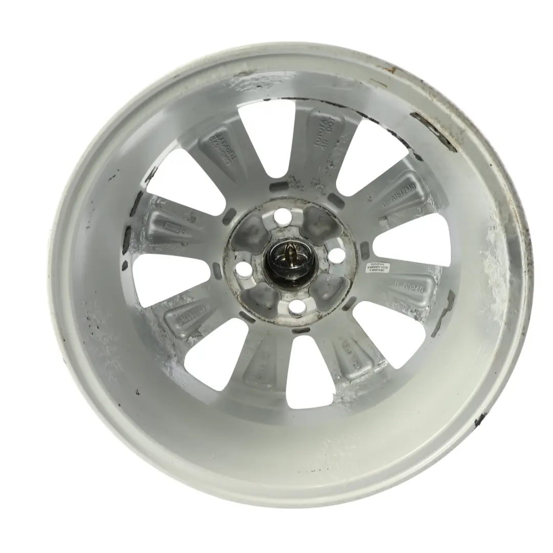 Toyota Yaris Mk2 Alloy Wheel Rim Silver 15" 5,5J ET:45 - SKU 42611-0D240-SL3 - Part number 42611-0D240