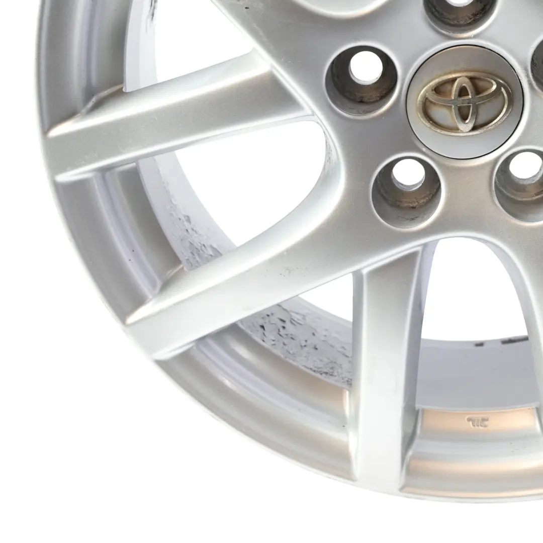 Toyota Verso Mk2 Cerchio in Lega Argento 17" 7J ET:39 42611-0F130 - SKU 426110F130-SL1 - Numero di parte 426110F130