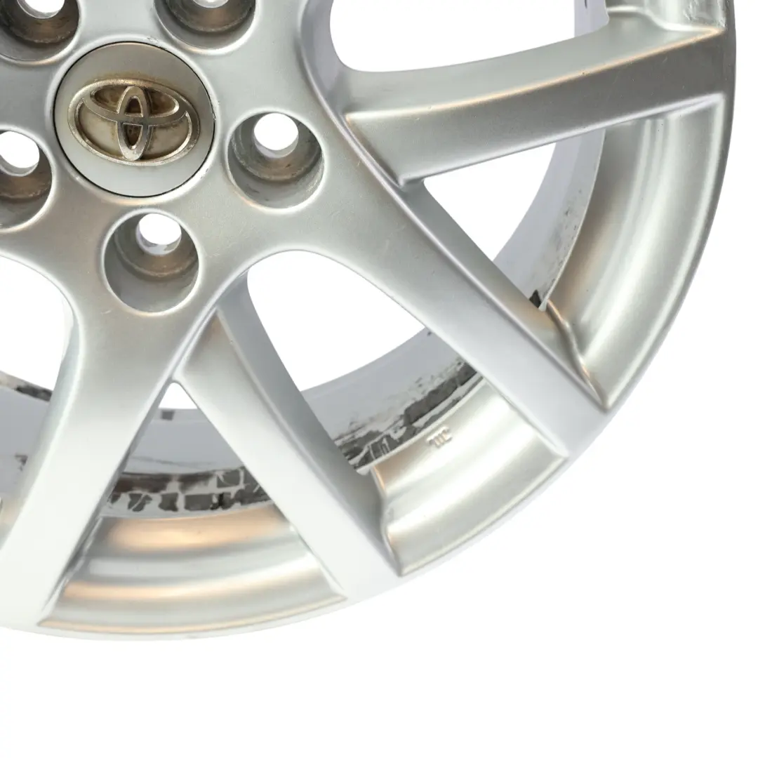 Mk2 Alloy Wheel Rim Silver 17" 7J ET:39 42611-0F130 to Toyota Verso with Part number 426110F130 Toyota Verso Mk2 Alloy Wheel Rim Silver 17" 7J ET:39 42611-0F130 - SKU 426110F130-SL2 - Part number 426110F130