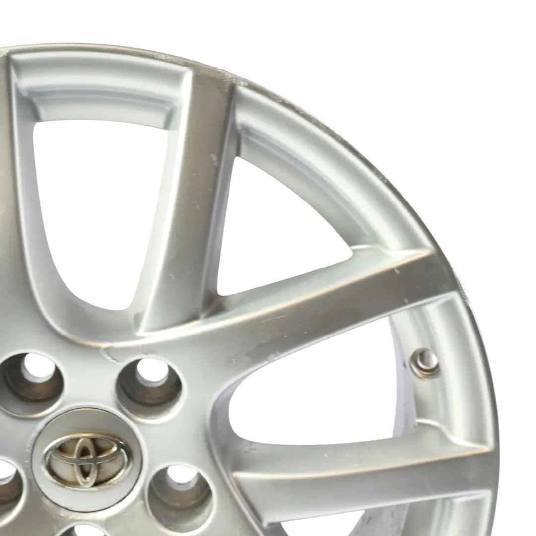 Mk2 Alloy Wheel Rim Silver 17" 7J ET:39 42611-0F130 to Toyota Verso with Part number 426110F130 Toyota Verso Mk2 Alloy Wheel Rim Silver 17" 7J ET:39 42611-0F130 - SKU 426110F130-SL3 - Part number 426110F130