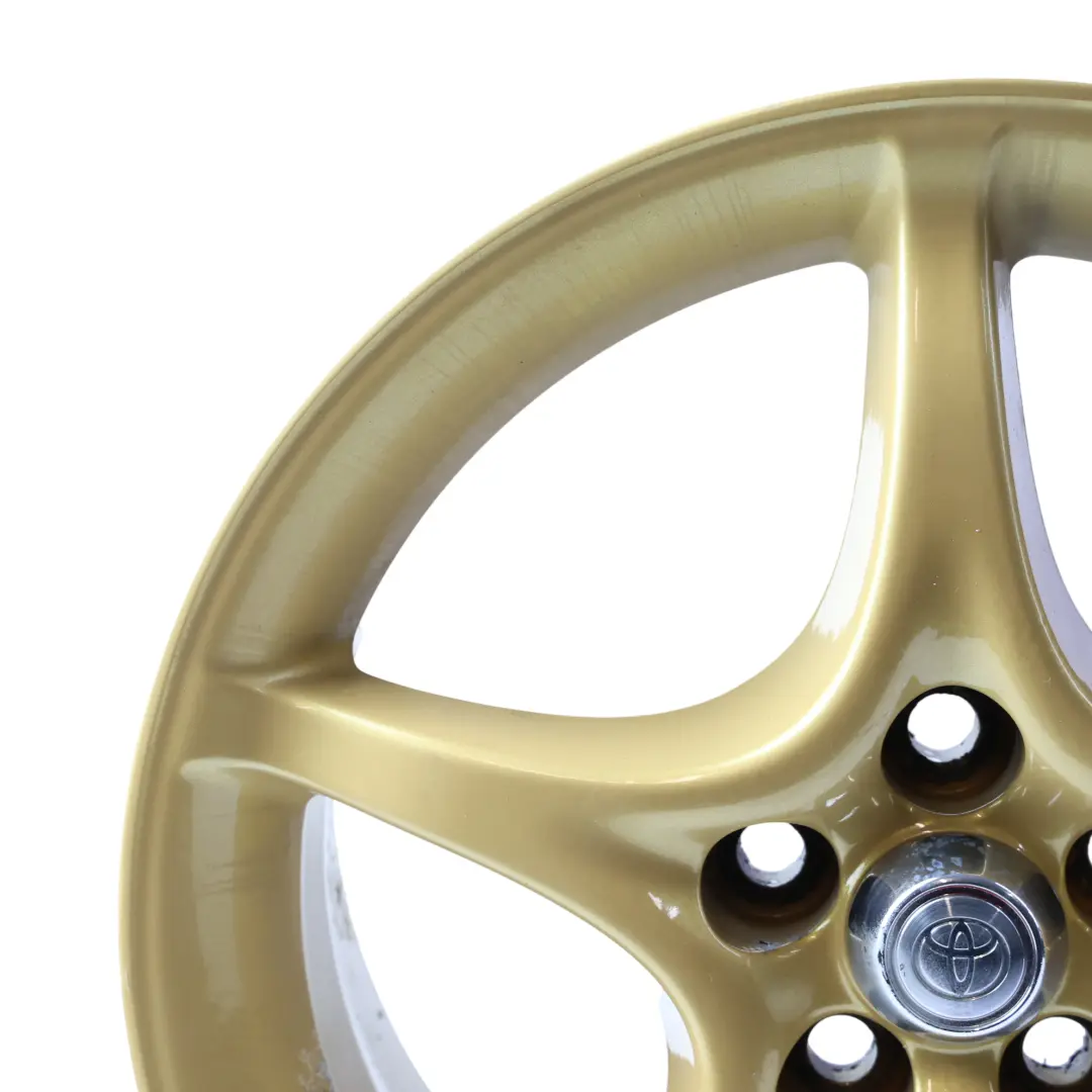 Felga Aluminiowa Złota 16" 6,5J ET39 42611-2B290 do Toyota Celica Mk7 o numerze 426112B290 Toyota Celica Mk7 Felga Aluminiowa Złota 16" 6,5J ET39 42611-2B290 - SKU 426112B290-GD1 - Numer Części 426112B290
