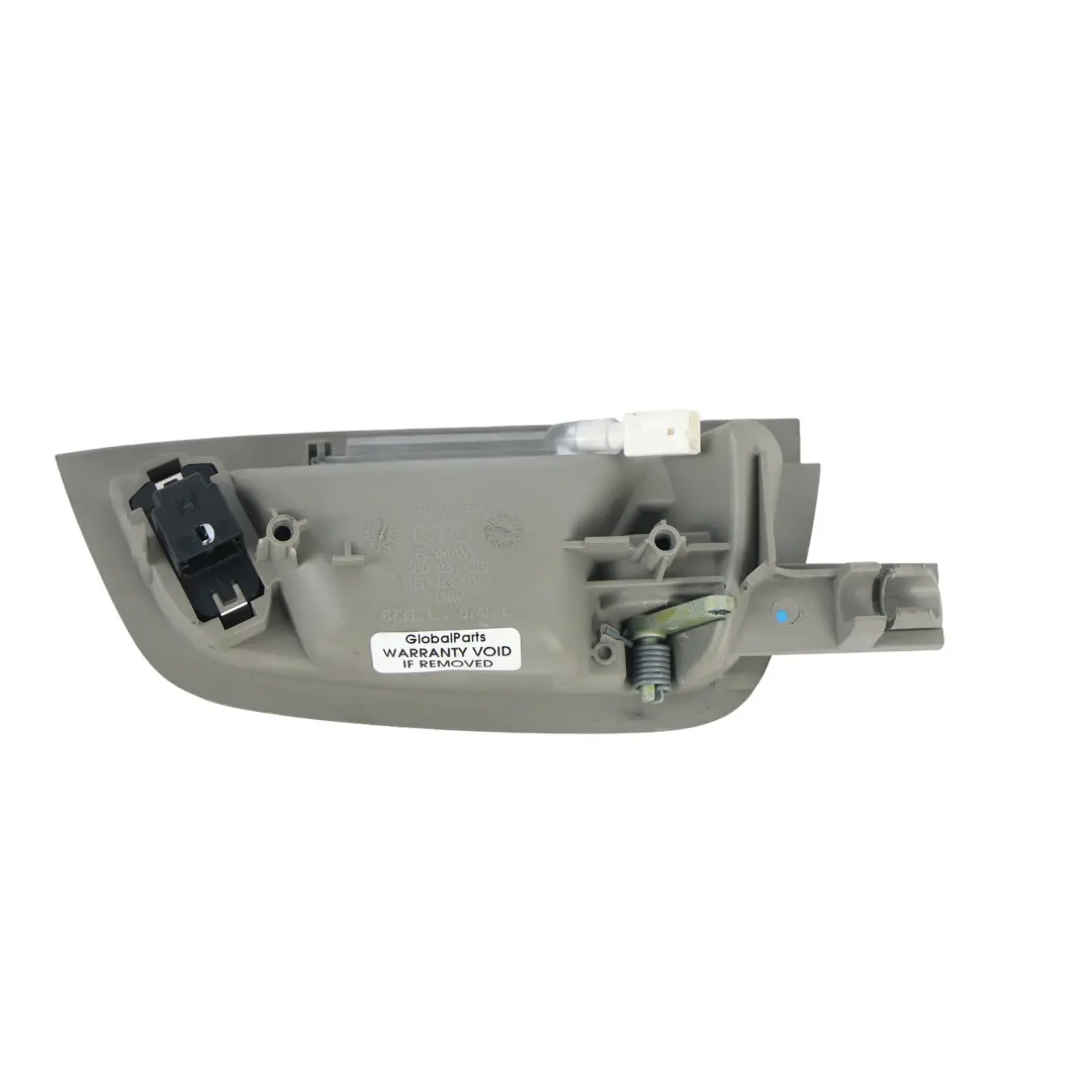 Innentürgriff Abdeckung Blende Links Grau pour Audi A8 S8 D3 à propos du numéro de pièce 4E0837019 Audi A8 S8 D3 Innentürgriff Abdeckung Blende Links Grau - SKU 4E0837019-MYB - Numéro de pièce 4E0837019