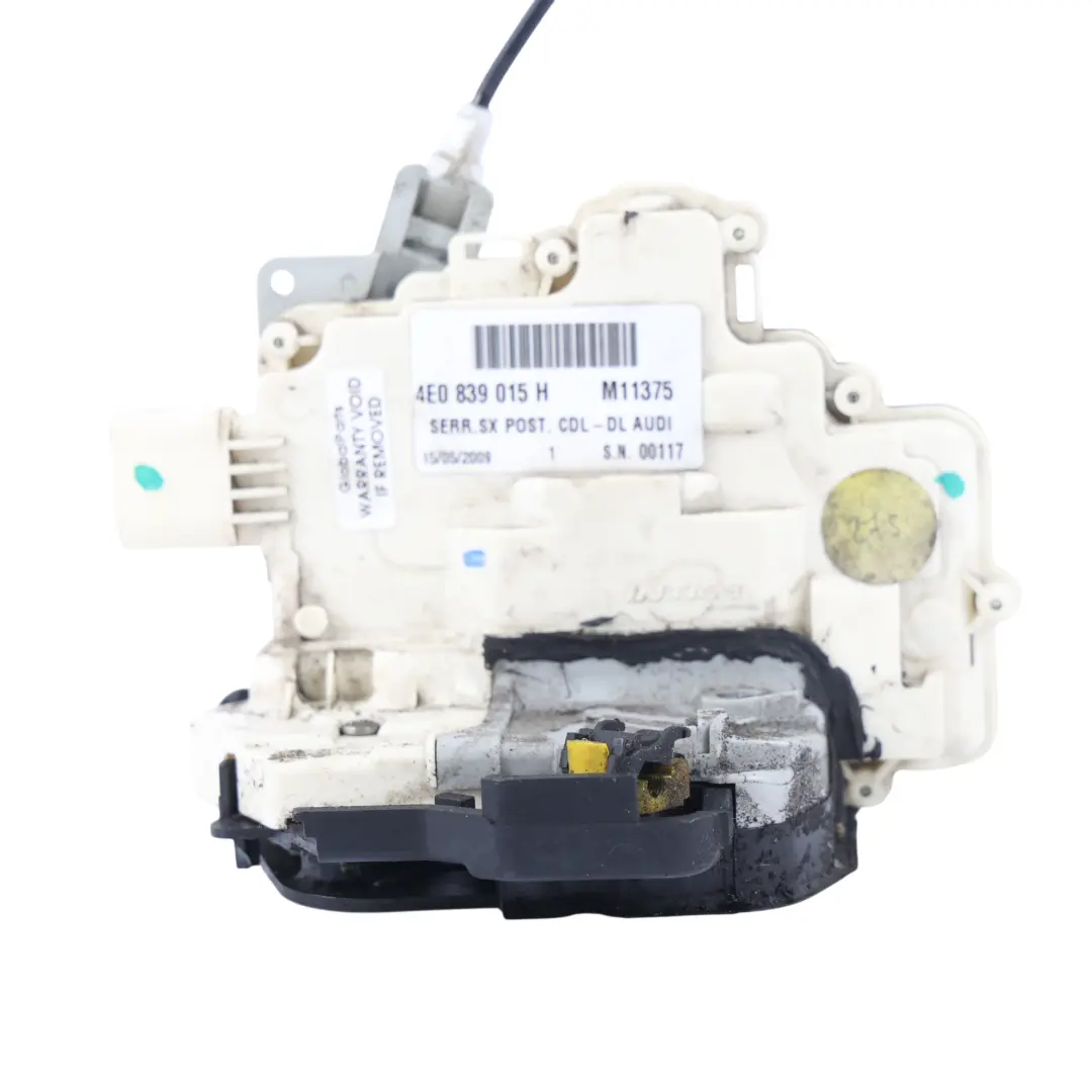 Volkswagen Caddy C20 Audi A8 D3 Door Lock Mechanism Rear Left N/S - SKU 4E0839015H - Part number 4E0839015H