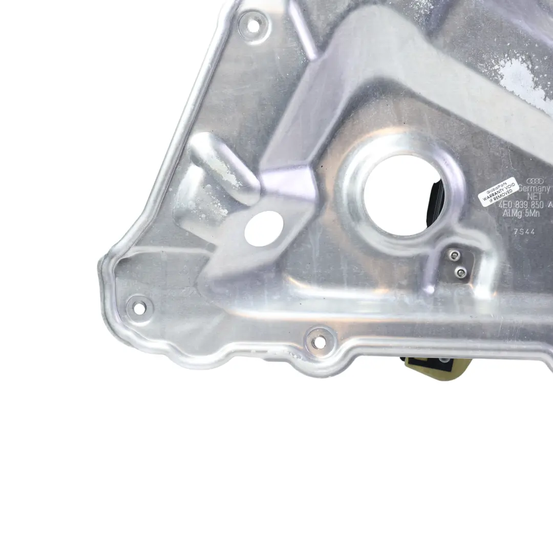 Audi A8 D3 Podnośnik Szyby Drzwi Tylnych Silnik Panel Prawy - SKU 4E0839850A - Numer Części 4E0839850A