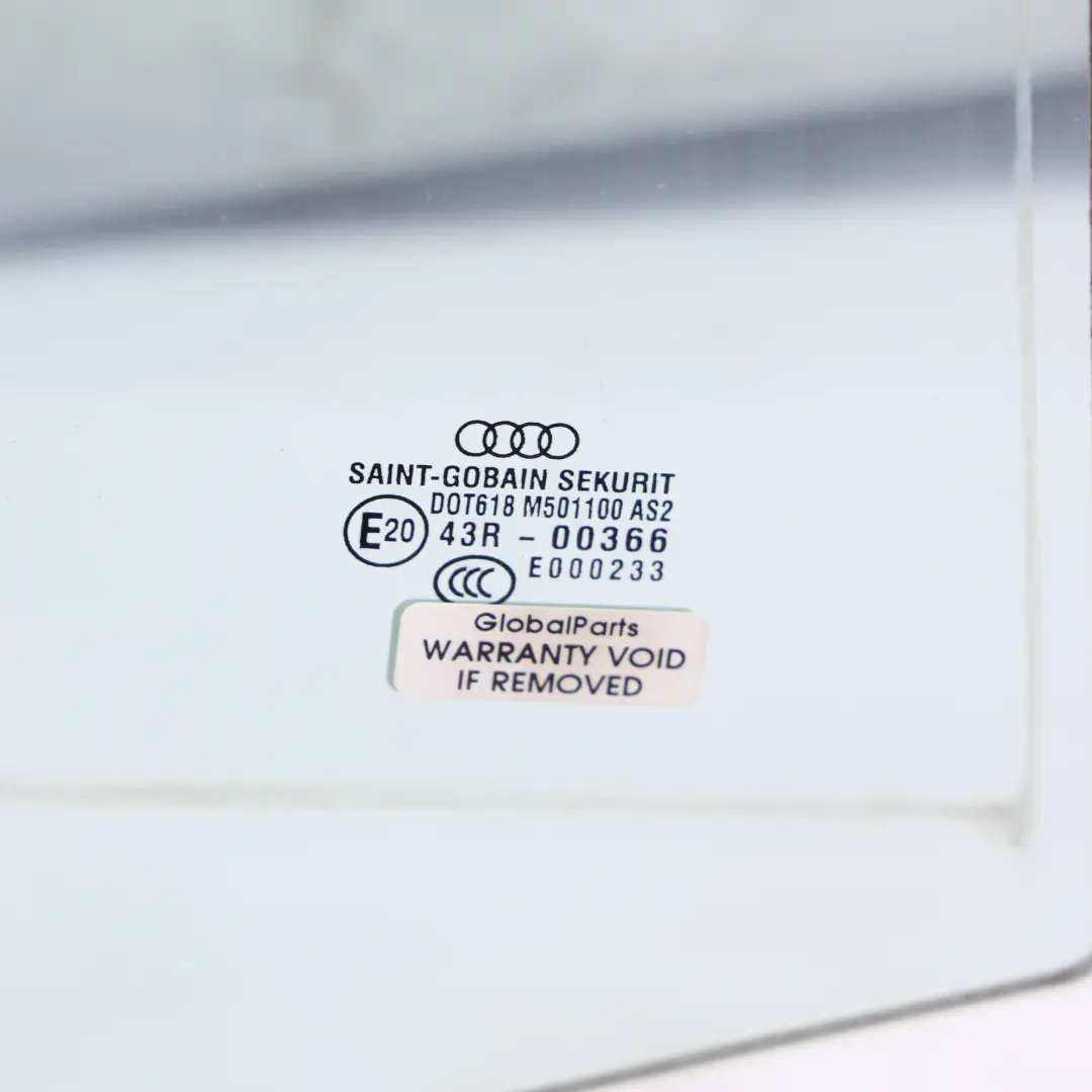 Seitenscheibe Tür Hinten Rechts Doppelglas AS2 für Audi A8 4E D3 mit Teilenummer 4E0845026L Audi A8 4E D3 Seitenscheibe Tür Hinten Rechts Doppelglas AS2 - SKU 4E0845026L - Teilenummer 4E0845026L