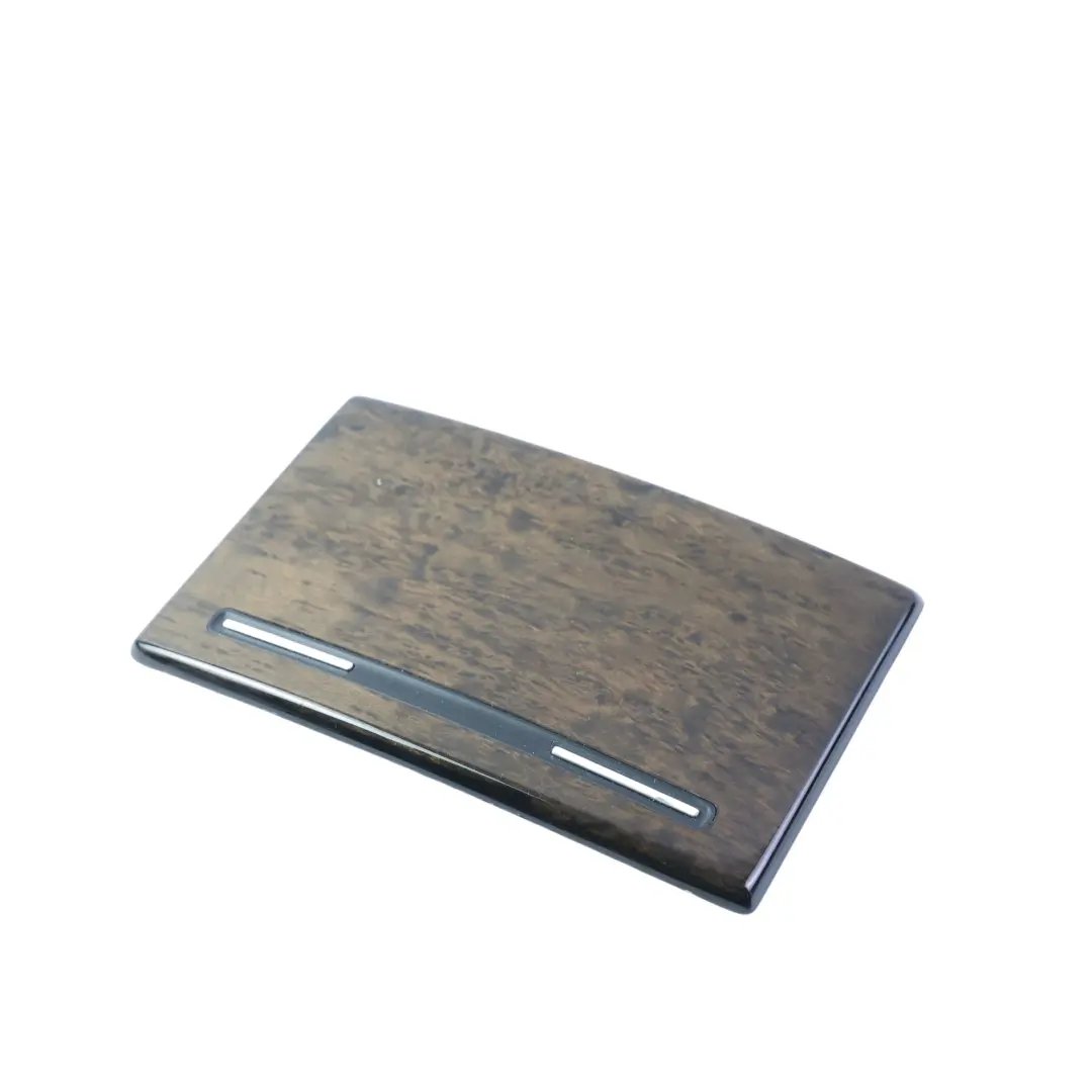 Centre Console Ashtray Storage Cover Panel Wood Effect to Audi A8 D3 with Part number 4E0857968C Audi A8 D3 Centre Console Ashtray Storage Cover Panel Wood Effect - SKU 4E0857968C - Part number 4E0857968C