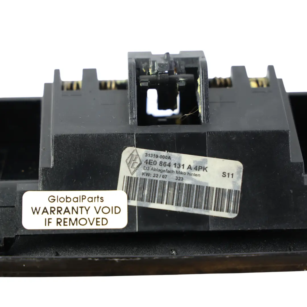 Audi A8 D3 Tylny Schowek Konsoli Środkowej Panel - SKU 4E0864131A - Numer Części 4E0864131A