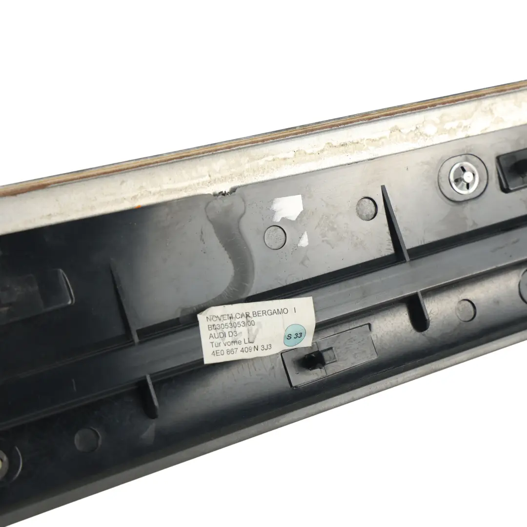 Türverkleidung Zierleiste Abdeckung Vorne Links Holz für Audi A8 D3 mit Teilenummer 4E0867409N Audi A8 D3 Türverkleidung Zierleiste Abdeckung Vorne Links Holz - SKU 4E0867409N - Teilenummer 4E0867409N