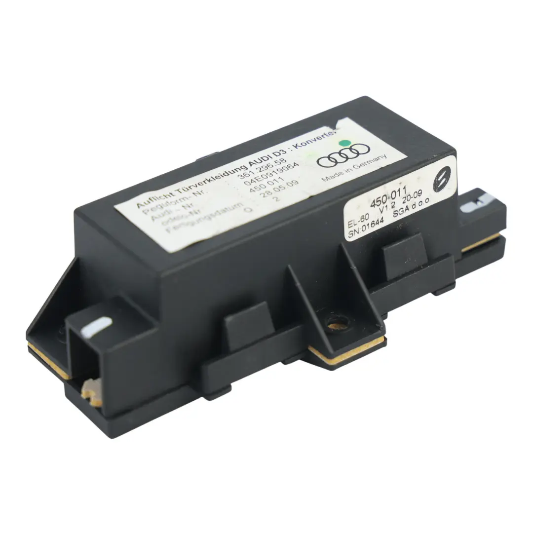 Audi A8 D3 Door Interior Light Fibre Optic Controller Wiring Harness - SKU 4E0919064 - Part number 4E0919064