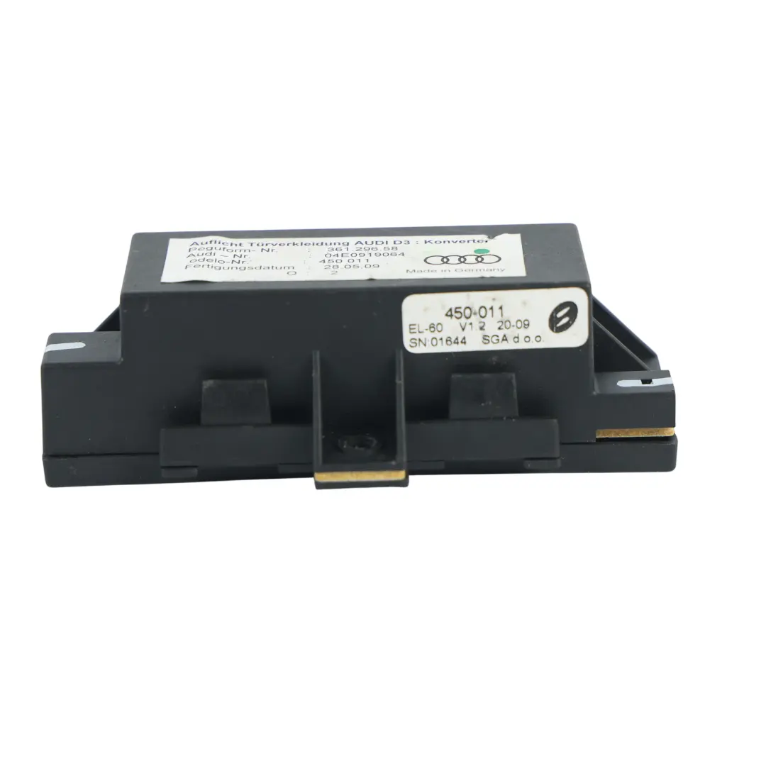 Audi A8 D3 Porta Luce Interna Fibra Ottica Centralina Cablaggio - SKU 4E0919064 - Numero di parte 4E0919064