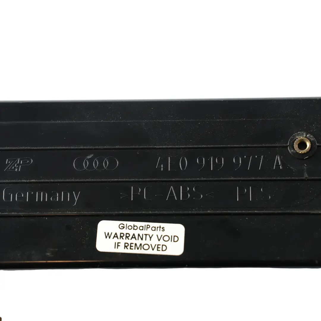 Navi DVD Laufwerk Lesegerät Kopfeinheit Audio für Audi A8 D3 mit Teilenummer 4E0919977A Audi A8 D3 Navi DVD Laufwerk Lesegerät Kopfeinheit Audio - SKU 4E0919977A - Teilenummer 4E0919977A