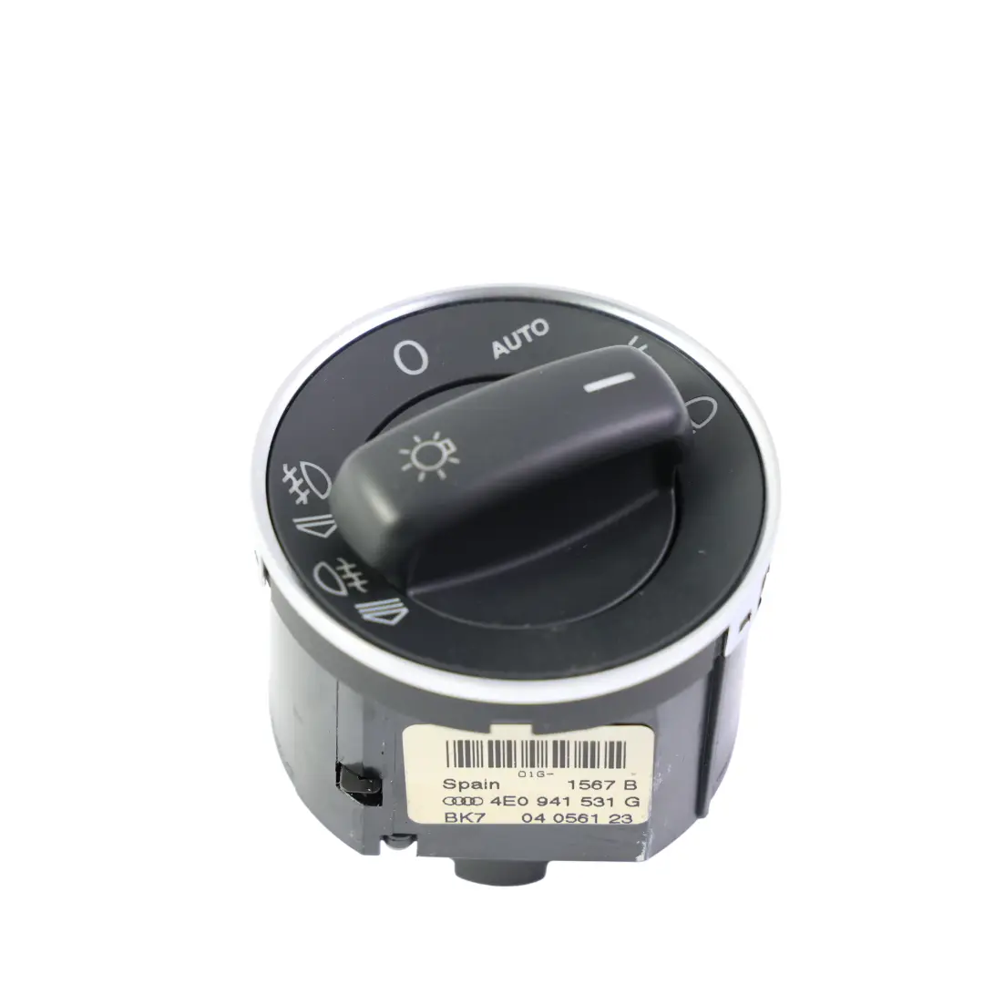 Audi A8 D3 A8 Sport T Scheinwerfer Schalter Seelenschwarz - SKU 4E0941531G - Teilenummer 4E0941531G