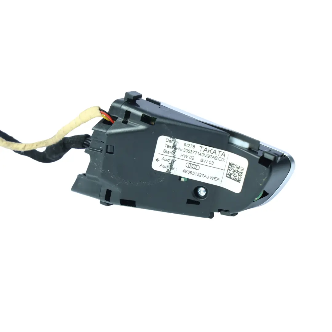 Steering Wheel Button Control Switches to Audi A3 8P A4 B8 A5 8T A6 C6 with Part number 4E0951527AH Audi A3 8P A4 B8 A5 8T A6 C6 Steering Wheel Button Control Switches - SKU 4E0951527AH-1 - Part number 4E0951527AH