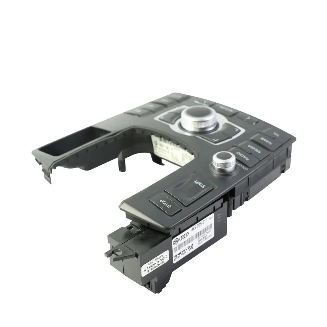 Audi A8 D3 Centre Console MMI Head Unit Control Panel Switches - SKU RHD-4E2919612B - Part number 4E2919612B