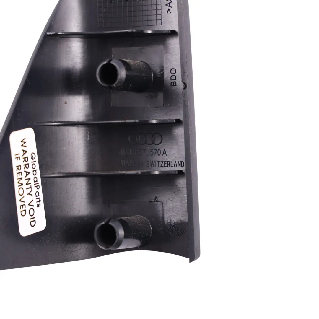 Audi A6 C6 Rear Door Corner Trim Cover Right O/S - SKU 4F0857570A - Part number 4F0857570A
