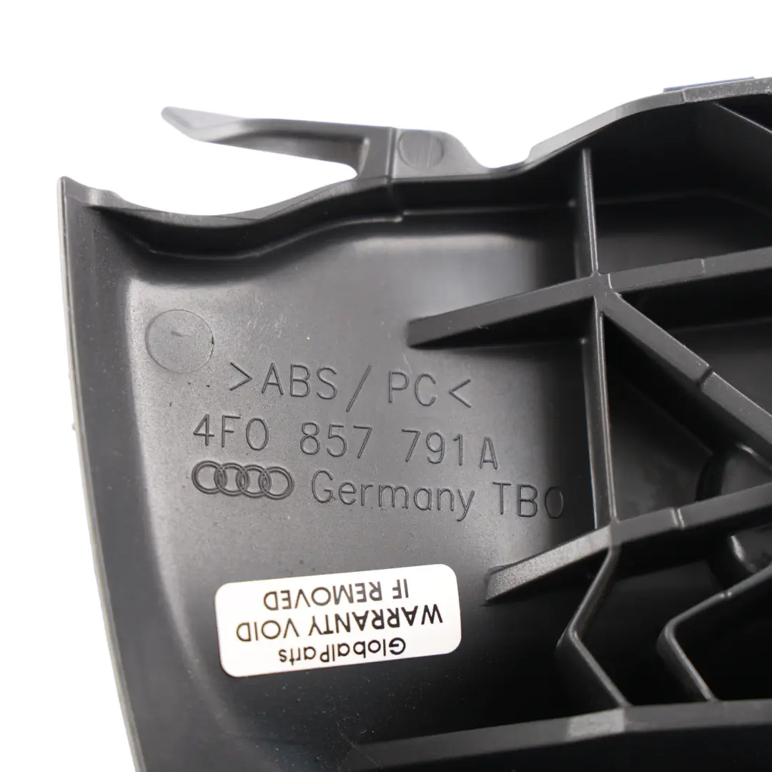 Belt Guide Left N/S Side Black to Audi A6 C6 Rear Seat with Part number 4F0857791A Audi A6 C6 Rear Seat Belt Guide Left N/S Side Black - SKU 4F0857791A - Part number 4F0857791A