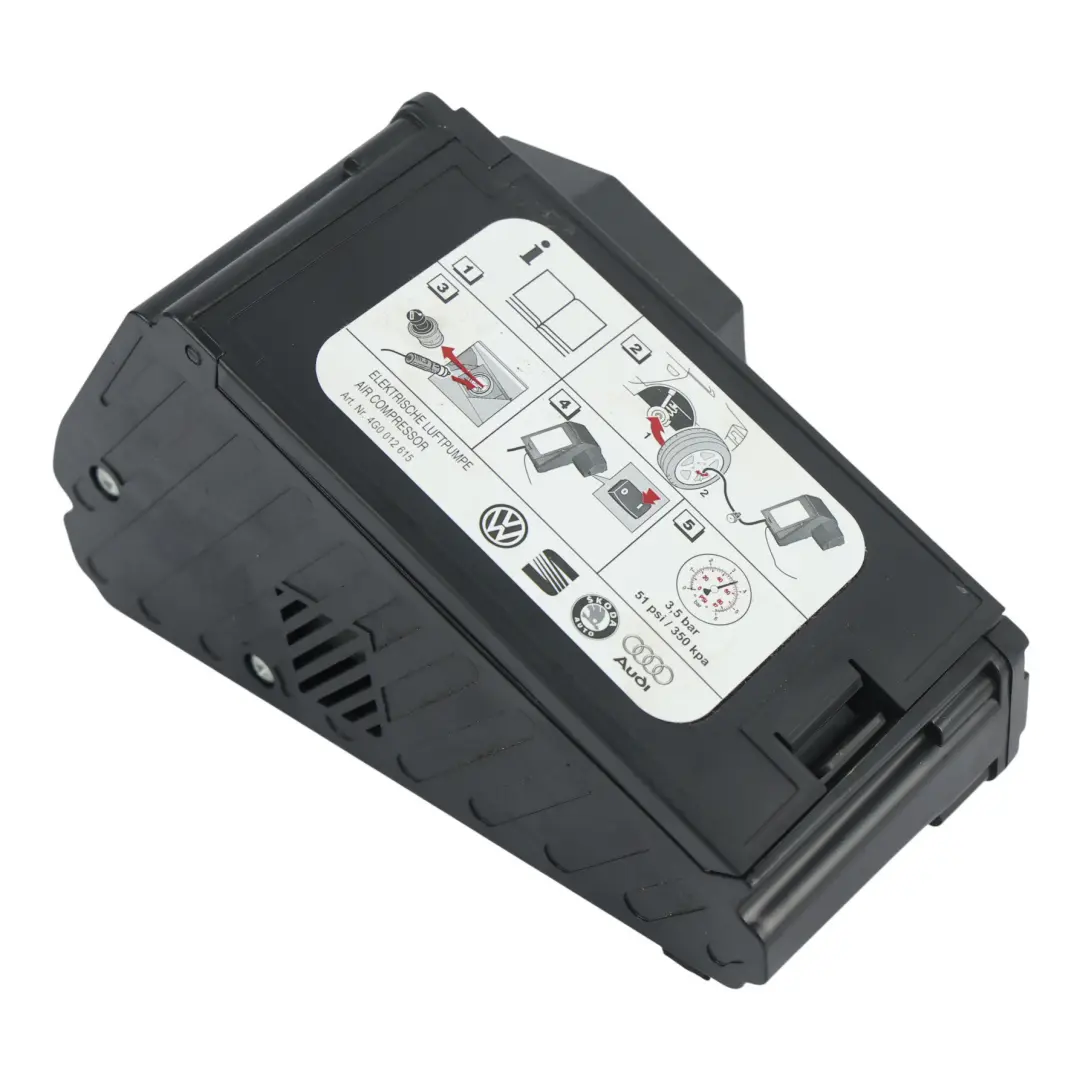 Pompa Aria Pneumatici Emergenza per Audi A6 C7 Compressore con numero di parte 4G0012615 Audi A6 C7 Compressore Pompa Aria Pneumatici Emergenza - SKU 4G0012615 - Numero di parte 4G0012615